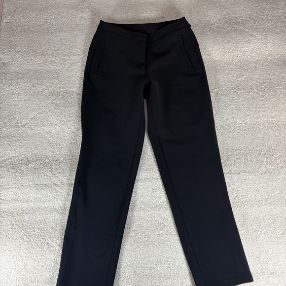 Lululemon On The Move Pants Women's Size‎ 4 Black Tailored Stretch Travel Active - Picture 1 of 6